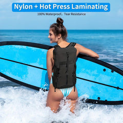 30L Roll Top Dry Backpack With Waist Bag Phone Case