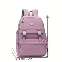 Preppy Style Laptop Backpack for Students and Travel - Large Work Rucksack