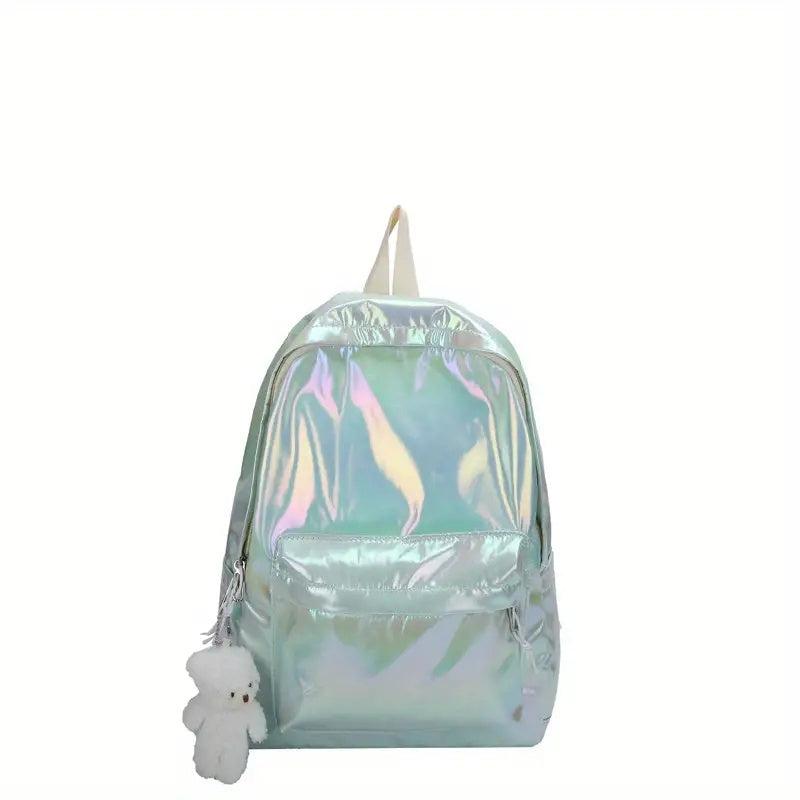 Laser Laptop Backpack Holographic Lightweight Schoolbag