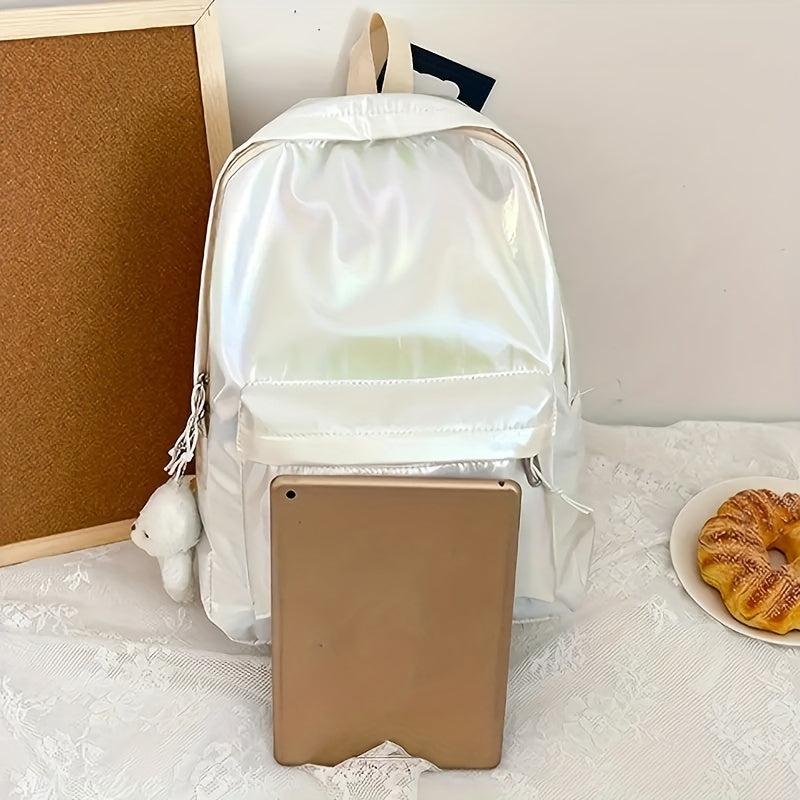 Laser Laptop Backpack Holographic Lightweight Schoolbag