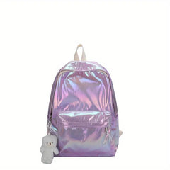 Laser Laptop Backpack Holographic Lightweight Schoolbag