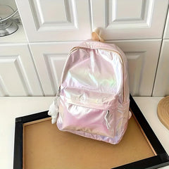 Laser Laptop Backpack Holographic Lightweight Schoolbag