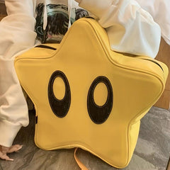 Y2K Star Shaped Backpack for Girls