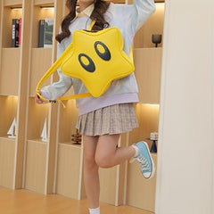 Y2K Star Shaped Backpack for Girls