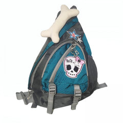Gothic Vintage Chest Bag Skeleton Skull Shoulder Purse