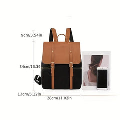 Large Capacity Nylon School Backpack Lightweight Travel Bag