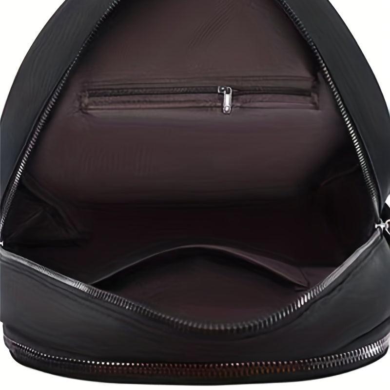Quilted Large Capacity Backpack Nylon Durable Lightweight School Travel Bag