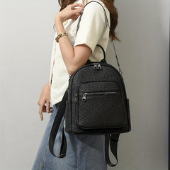 Anti Theft Mini Backpack Purse For Women Solid Backpack Ladies Shoulder Handbag