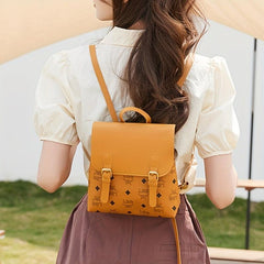 Vintage Pattern Backpack All Match Rucksack Travel Storage Bag