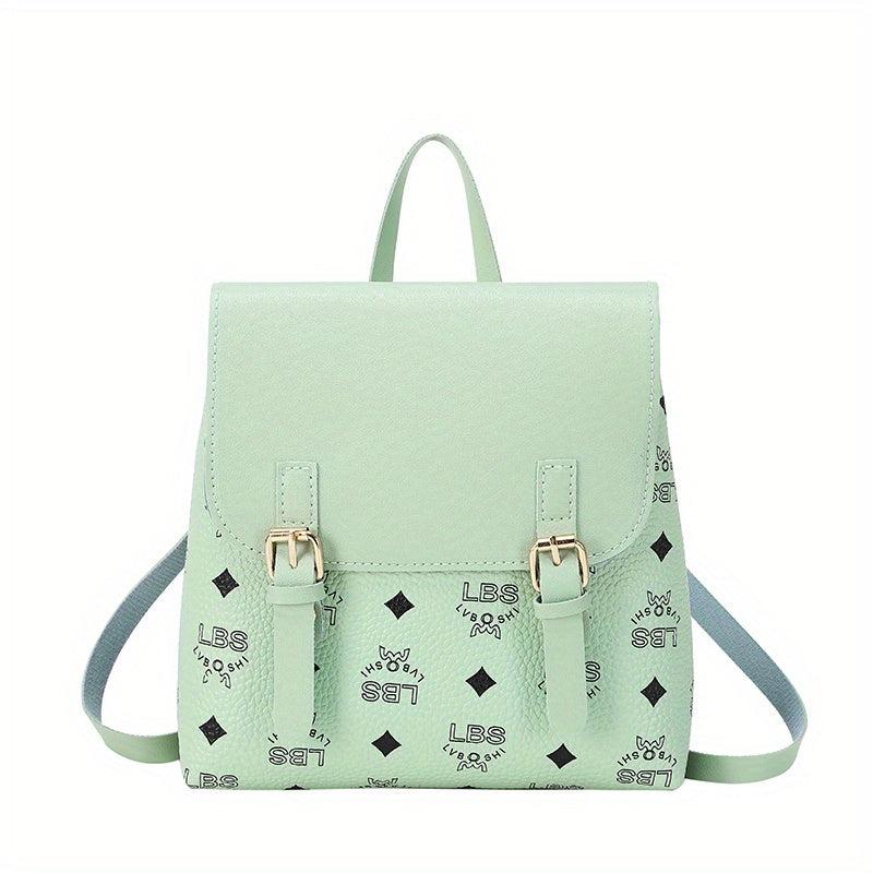 Vintage Pattern Backpack All Match Rucksack Travel Storage Bag