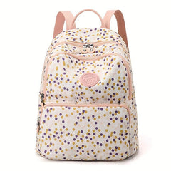 Flower Print Backpack Carry On Travel Bag For Luggage