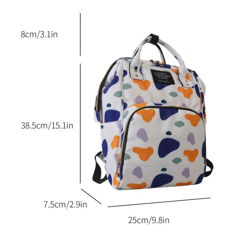 Large Capacity Diaper Backpack Functional Storage Mommy Bag Baby Nappy Bag