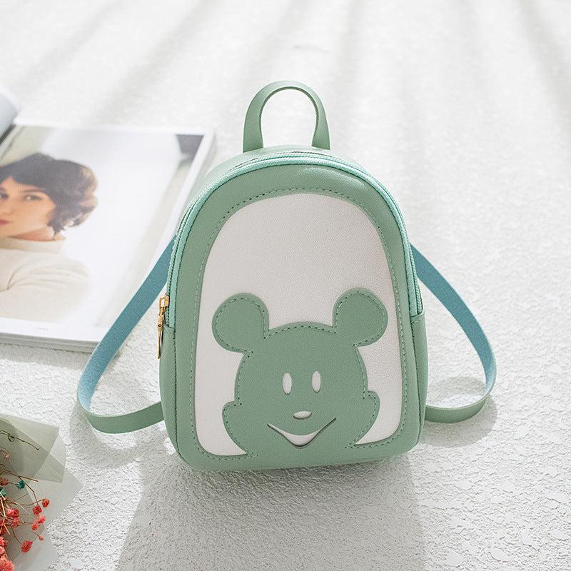 Cartoon Pattern Mini Zipper Backpack Women's Bags