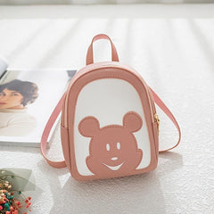 Cartoon Pattern Mini Zipper Backpack Women's Bags