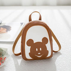 Cartoon Pattern Mini Zipper Backpack Women's Bags