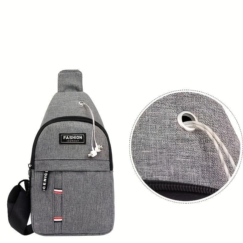 Men's Casual Outdoor Chest Bag Mountaineering Cycling Shoulder Bag