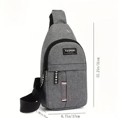 Men's Casual Outdoor Chest Bag Mountaineering Cycling Shoulder Bag