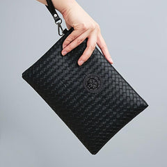 Men's Woven Clutch Bag for Stylish Accessory