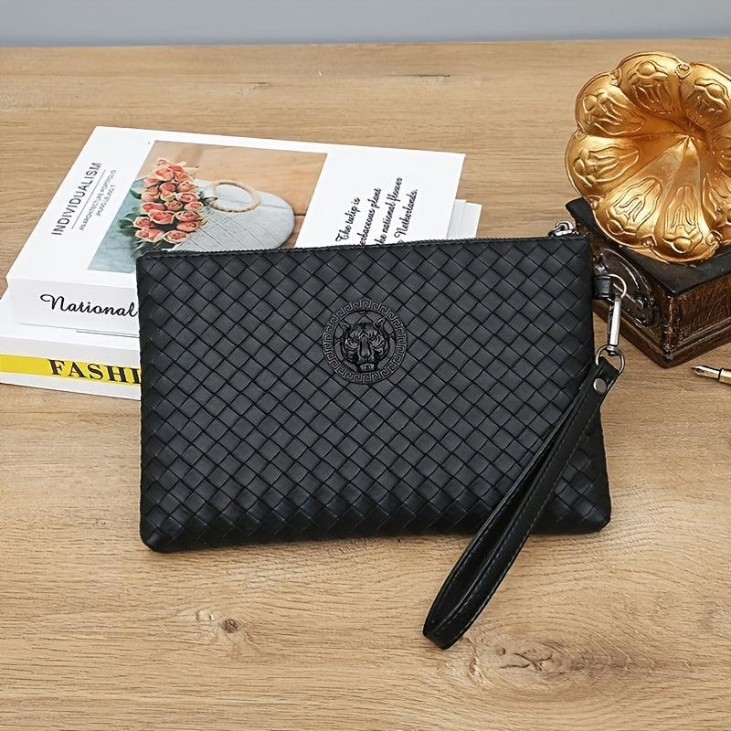 Men's Woven Clutch Bag for Stylish Accessory