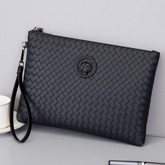 Men's Woven Clutch Bag for Stylish Accessory