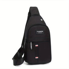 Men's Canvas Chest Bag With Eyelets