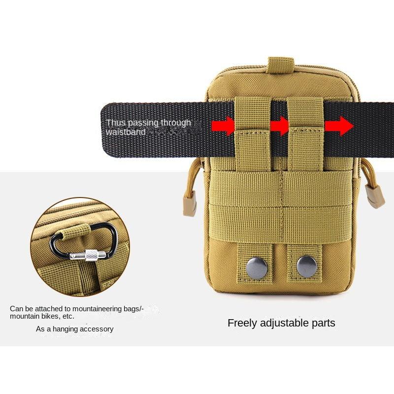 Multifunctional Mobile Phone Waist Bag Wear-resistant Tactical Bag