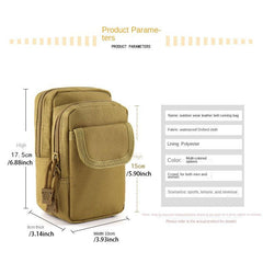 Multifunctional Mobile Phone Waist Bag Wear-resistant Tactical Bag