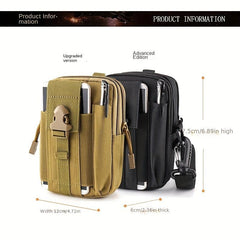 Multifunctional Mobile Phone Waist Bag Wear-resistant Tactical Bag