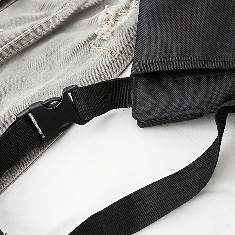 Nylon Vest Outdoor Shoulder Bag Chest Rig Bag Functional Waist Pack