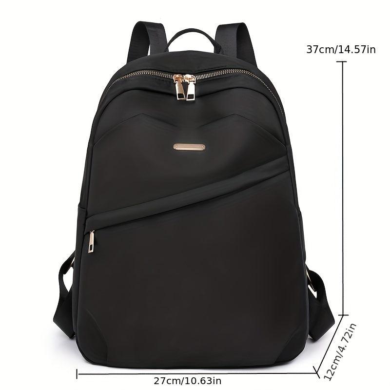 Large Capacity Backpack Nylon Durable Lightweight School Travel Commuter Bag