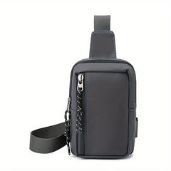 Men's Casual Nylon Mini Chest Satchel