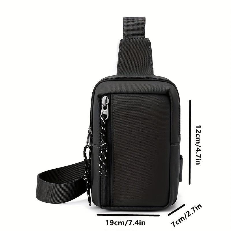 Men's Casual Nylon Mini Chest Satchel