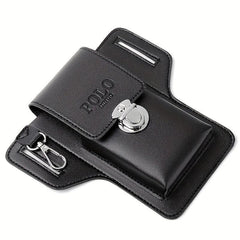 Men's PU Leather Phone Bag Waist Bag Key Bag