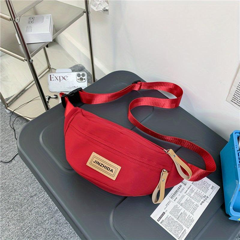 Casual Chest Bag Travel Lightweight Waist Bag Waterproof Nylon Shoulder Bag
