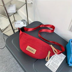 Casual Chest Bag Travel Lightweight Waist Bag Waterproof Nylon Shoulder Bag