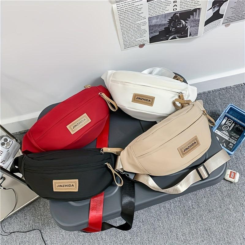 Casual Chest Bag Travel Lightweight Waist Bag Waterproof Nylon Shoulder Bag