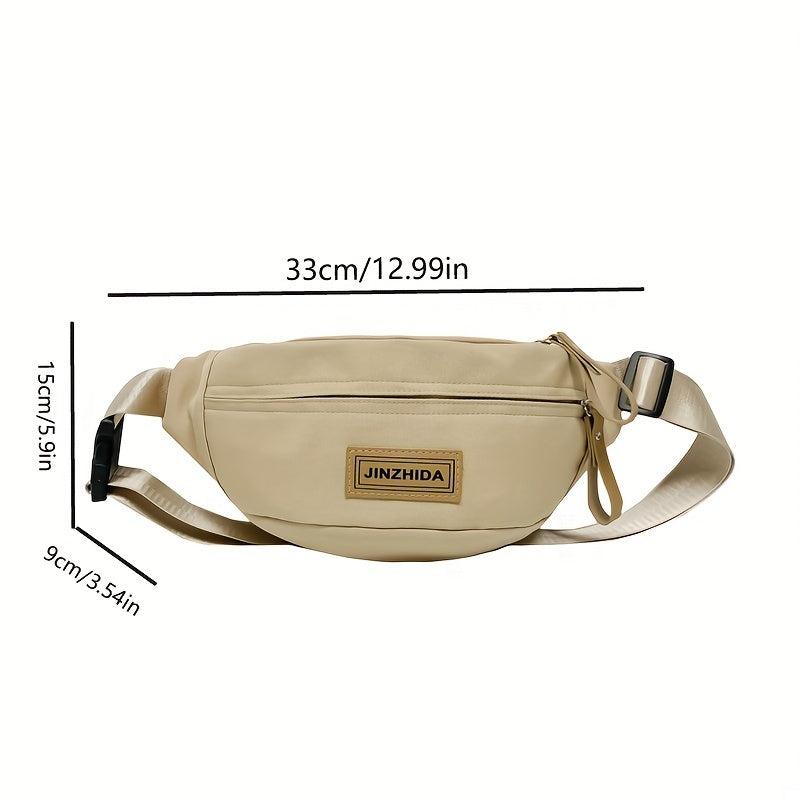 Casual Chest Bag Travel Lightweight Waist Bag Waterproof Nylon Shoulder Bag
