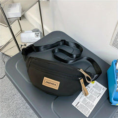 Casual Chest Bag Travel Lightweight Waist Bag Waterproof Nylon Shoulder Bag