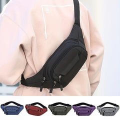 Casual Solid Chest Bag Crossbody Sling Bag for Men and Women