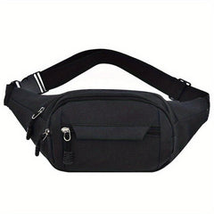 Casual Solid Chest Bag Crossbody Sling Bag for Men and Women