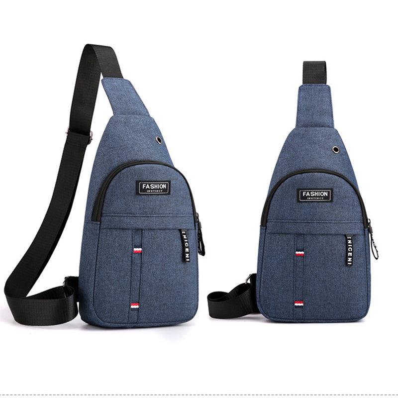 Men's Chest Bag Crossbody Bag Travel Small Backpack Oblique Bag Sports Bag