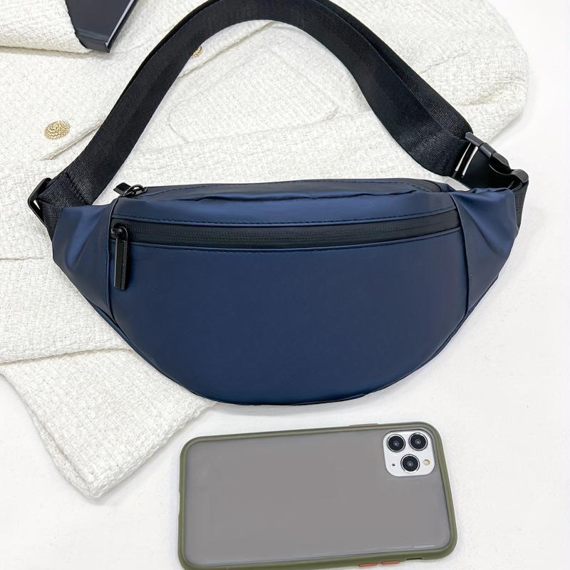 Solid Chest Bag Single Shoulder Bag Waist Bag Mobile Phone Holder