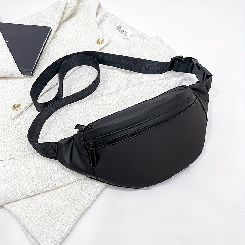 Solid Chest Bag Single Shoulder Bag Waist Bag Mobile Phone Holder
