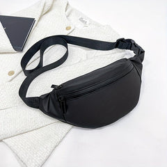 Solid Chest Bag Single Shoulder Bag Waist Bag Mobile Phone Holder