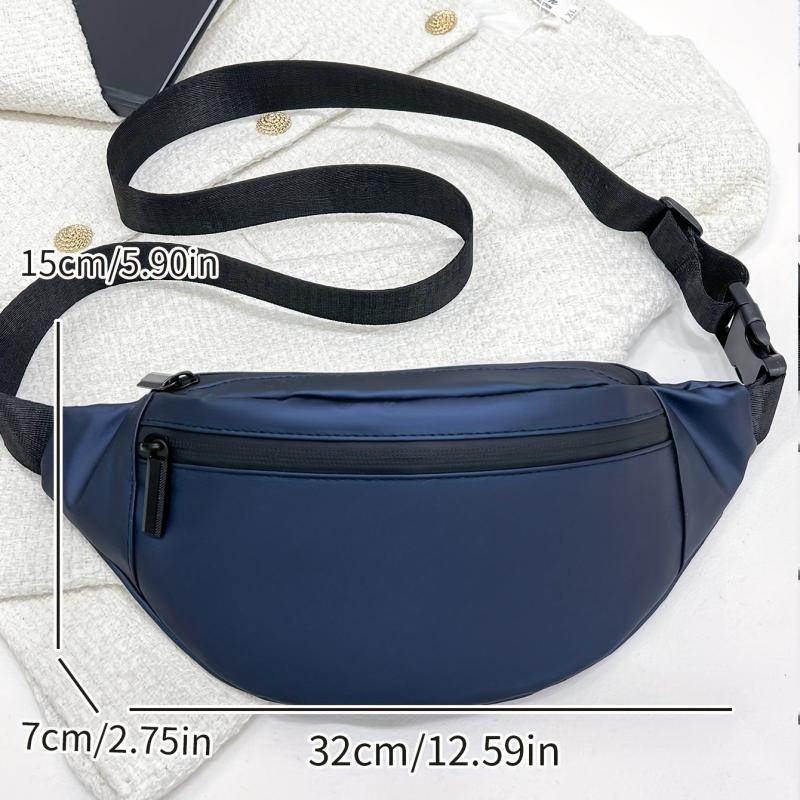 Solid Chest Bag Single Shoulder Bag Waist Bag Mobile Phone Holder