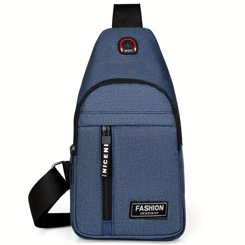 Men's Oxford Cloth Chest Bag Casual Sports Outdoor Shoulder Bag