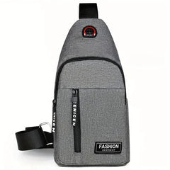 Men's Oxford Cloth Chest Bag Casual Sports Outdoor Shoulder Bag