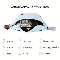 Large Waterproof Fanny Pack for Men Women