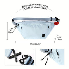 Large Waterproof Fanny Pack for Men Women
