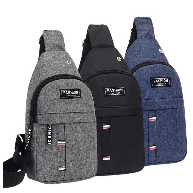Men's Crossbody Chest Bag Large capacity Backpack Travel Sport Sling Bag
